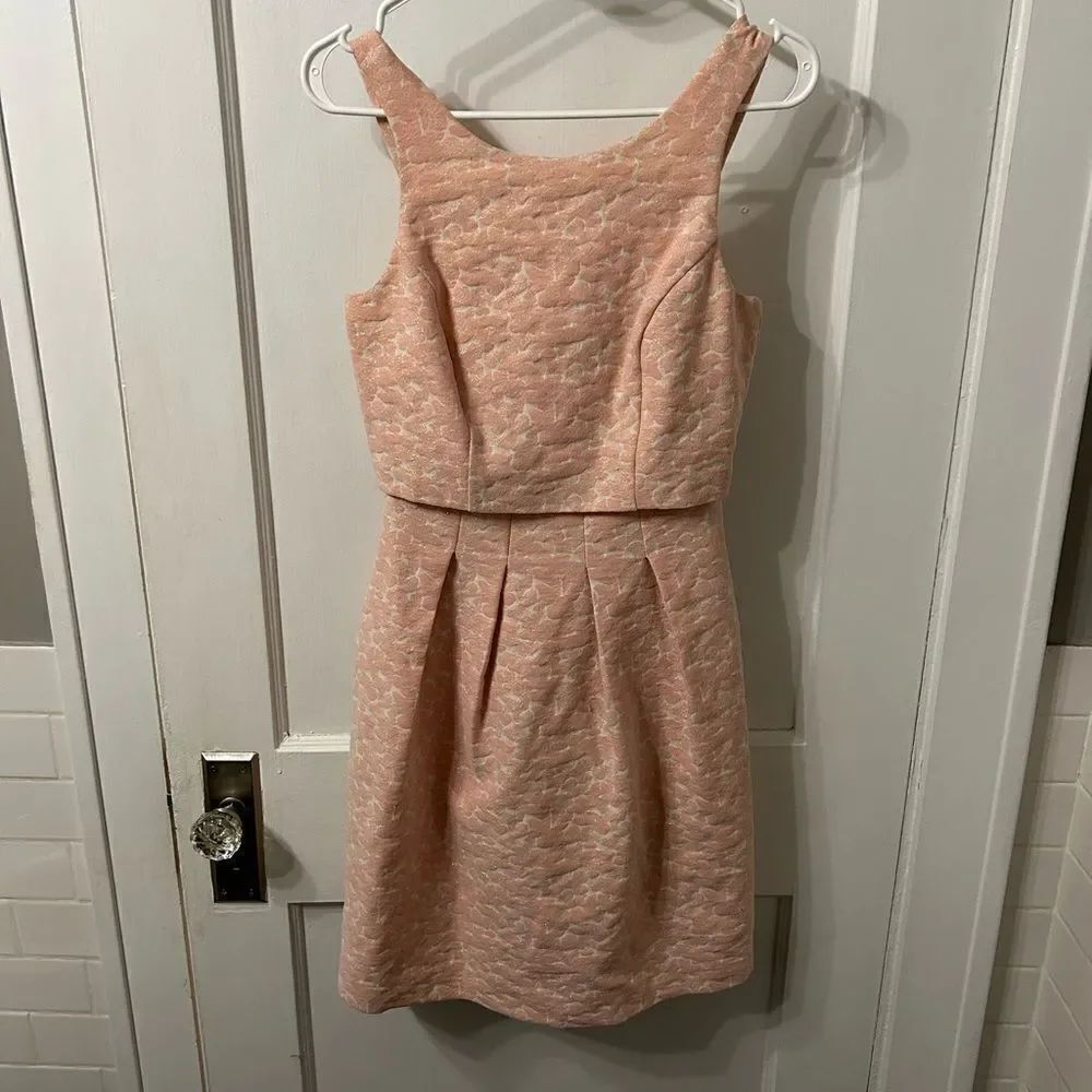 Pink Halter Sheath Mini Dress